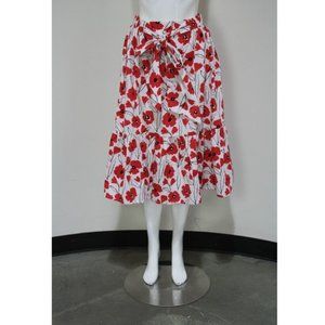 Sunday in Brooklyn floral printed mid-length skirt